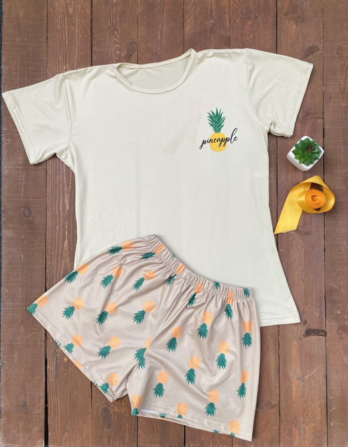 ⁦Pineapple Hot Short بيجامة⁩ - الصورة ⁦3⁩